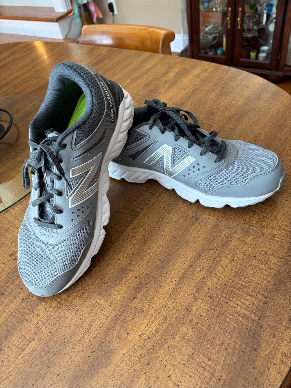 New Balance Men’s Gray Athletic Running Shoes